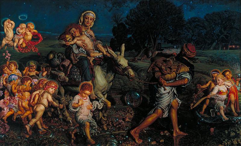 William Holman Hunt The Triumph of the Innocents oil painting picture